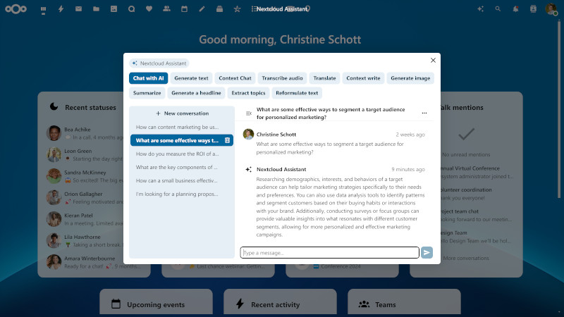 Nextcloud AI Asistant