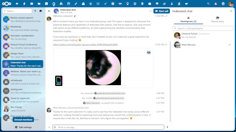 Nextcloud Chat