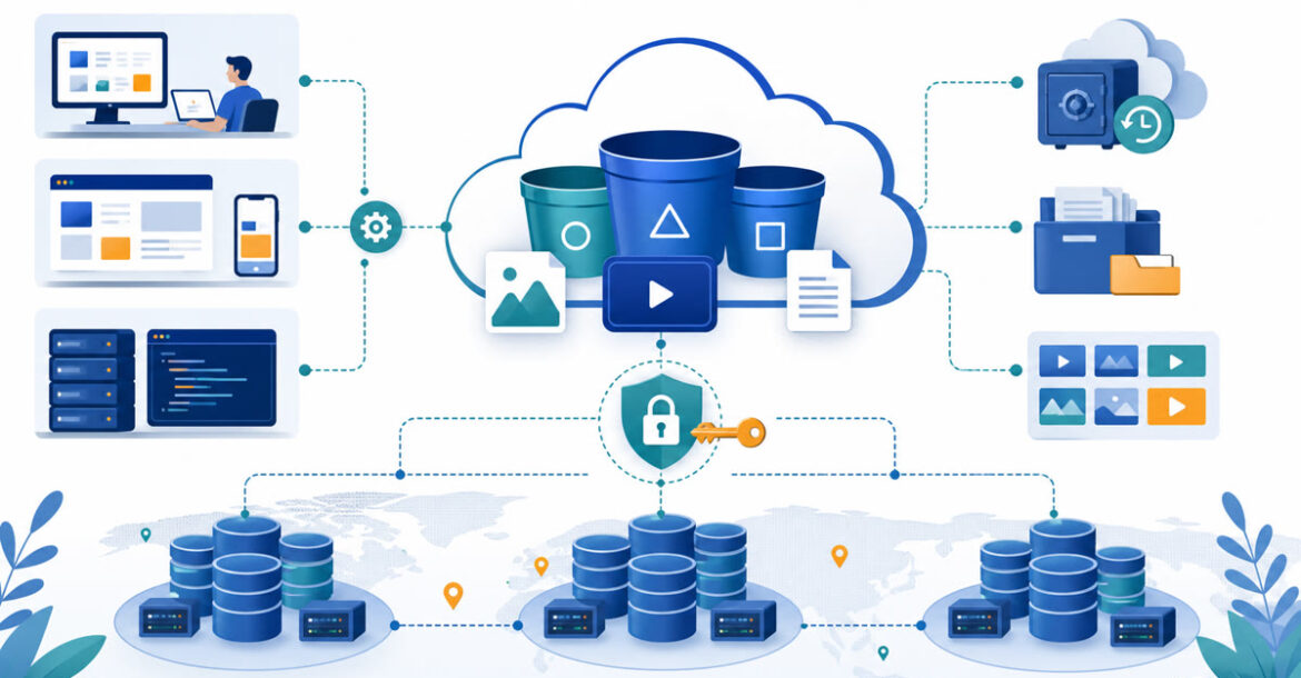 S3 Object Storage kullanım senaryoları için bulut depolama mimarisi