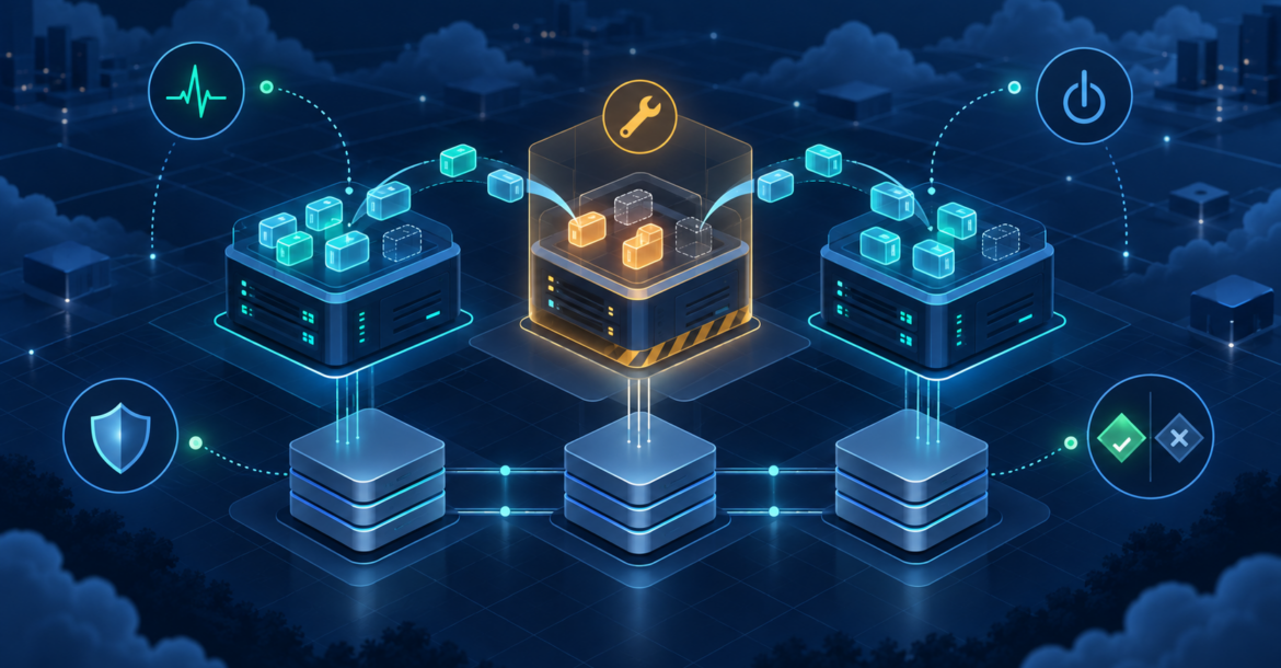 Kubernetes bakımında bir node boşaltılırken iş yüklerinin yedek kapasiteye kontrollü taşınması