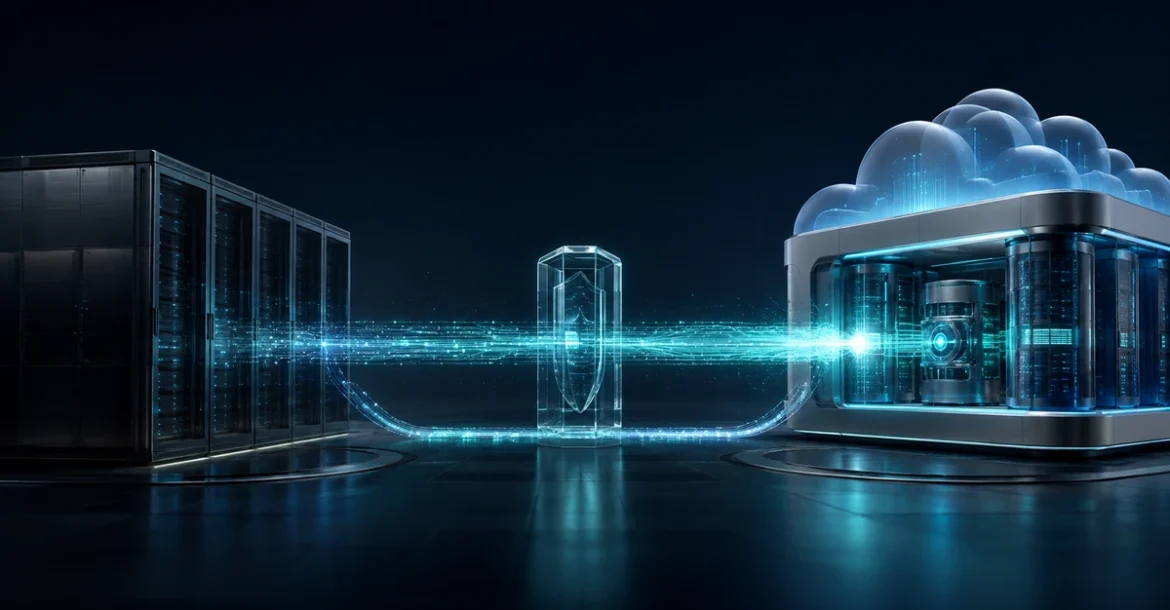 Eski sunucu altyapısından modern cloud altyapıya güvenli ve kontrollü veri aktarımı