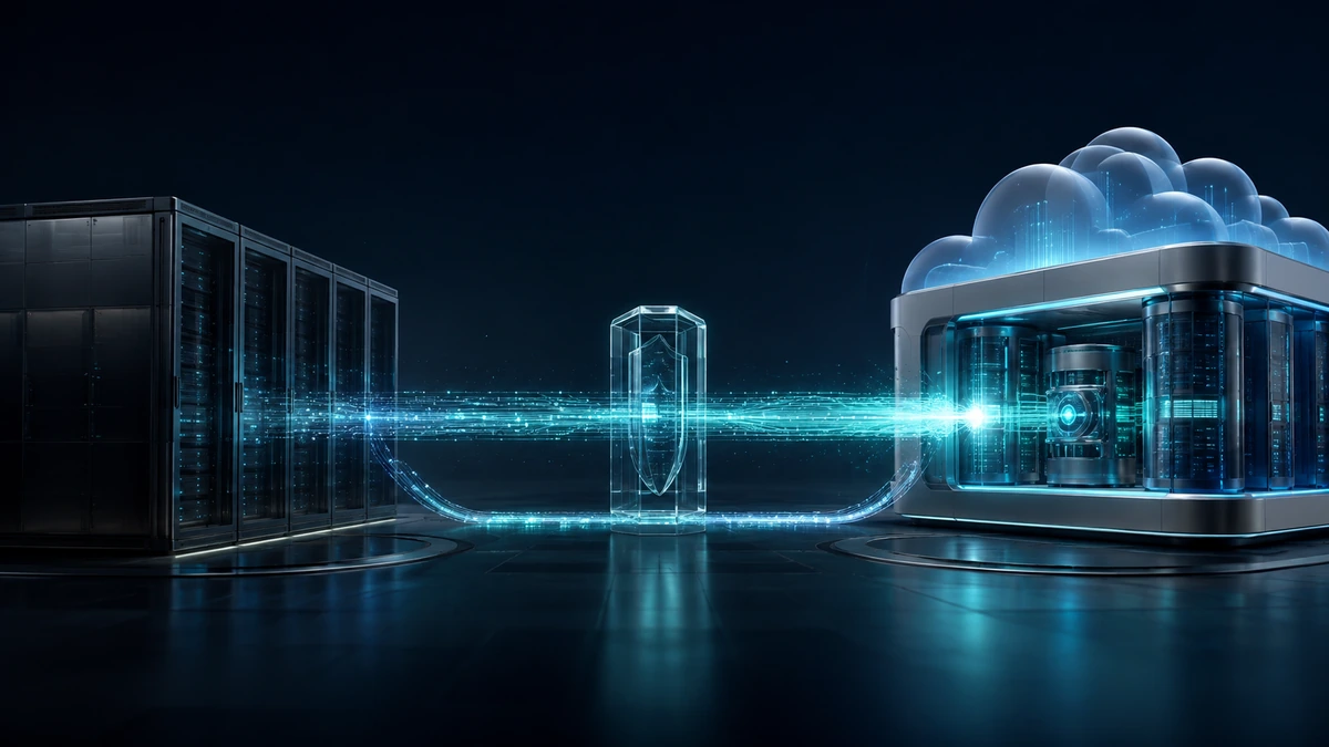 Eski sunucu altyapısından modern cloud altyapıya güvenli ve kontrollü veri aktarımı